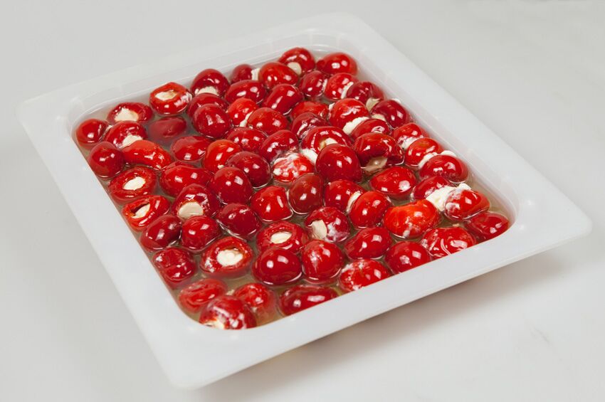 Sweet Pepperbelles filled with Feta Cream Cheese